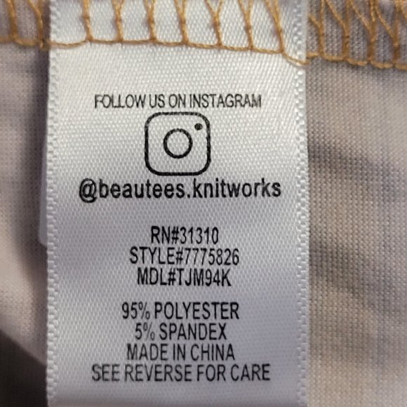 Beautees Girl Goldish Yellow Skirt Jumper and Matching Shirt- Size 7/8 - Picture 9 of 9